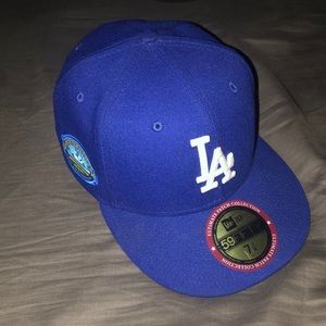 Blue Dodger Grey Brim 50th An. Stadium Patch